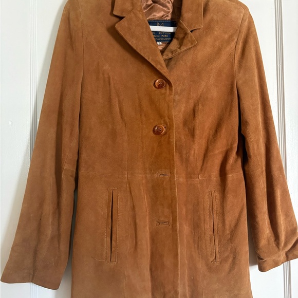 Jackets & Blazers - Vintage Italian Suede Jacket